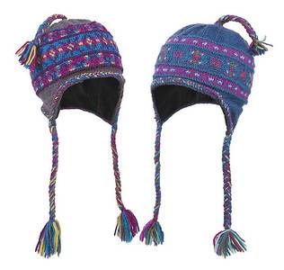 BIH Collection - BIH Collection Nepalese Wool Ribbed Earflap Hat