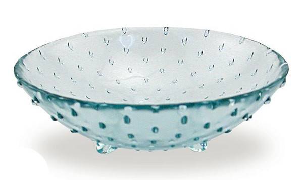 BIH Collection - BIH Collection Recycled Glass Footed Bowl 8"