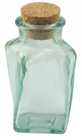 BIH Collection - BIH Collection Recycled Glass Twisted Square Herb Jar 3 oz