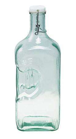 BIH Collection - BIH Collection Recycled Glass Bottle with Clamp 2 Liter