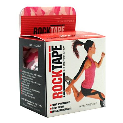 RockTape - RockTape Kinesiology Tape for Athletes Camou Pink Wood 2"