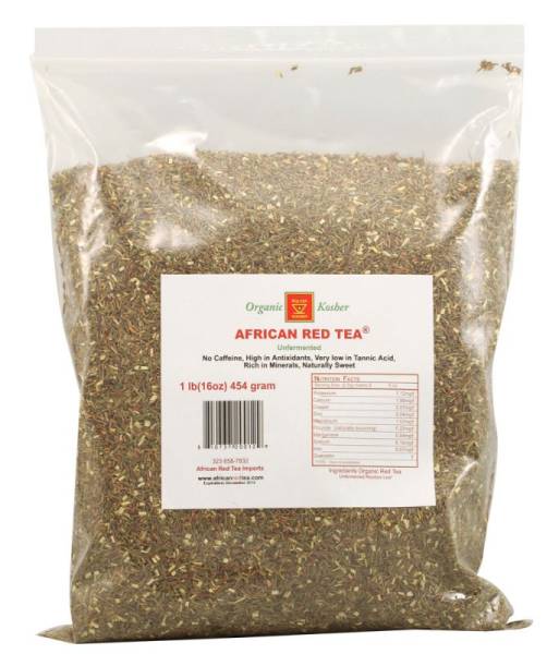 African Red Tea - African Red Tea Rooibos Tea Unfermented Loose Leaves 1 lb