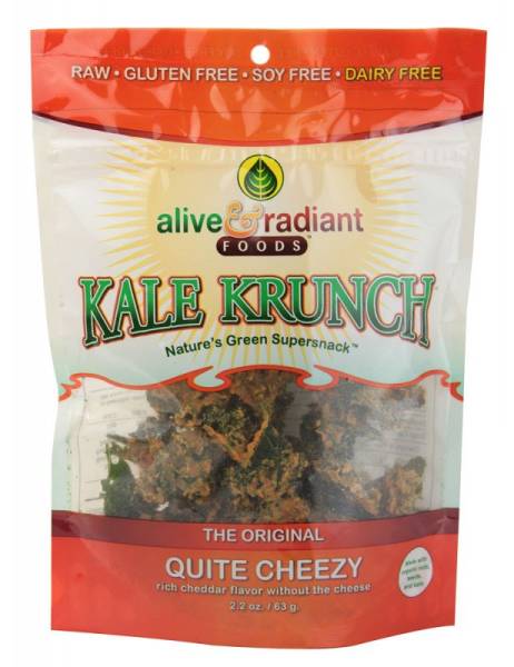 Alive & Radiant Foods - Alive & Radiant Foods Kale Krunch Quite Cheezy 1 oz (6 Pack)