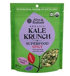 Alive & Radiant Foods - Alive & Radiant Foods Spicy Superfood Kale Krunch 2.2 oz (6 Pack)