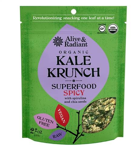 Alive & Radiant Foods - Alive & Radiant Foods Superfood Kale Krunch 2.2 oz (6 Pack)
