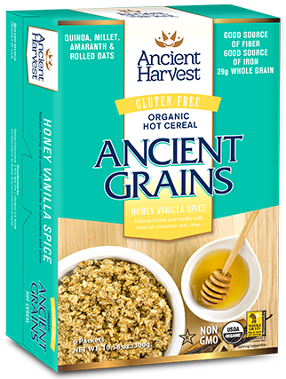 Ancient Harvest - Ancient Harvest Honey Vanilla Spice Hot Cereal 10.58 oz (6 Pack)
