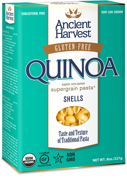 Ancient Harvest - Ancient Harvest Quinoa Pasta Shells 8 oz (6 Pack)