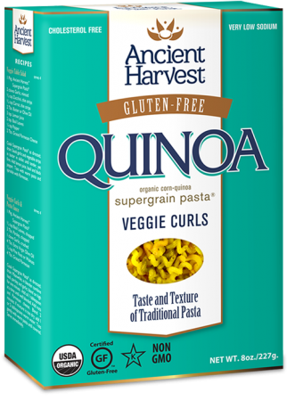 Ancient Harvest - Ancient Harvest Quinoa Pasta Veggie Curls 8 oz (6 Pack)