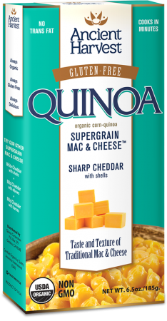 Ancient Harvest - Ancient Harvest Quinoa Supergrain Mac & Cheese Sharp Cheddar W/Shells 6.5 oz (6 Pack)
