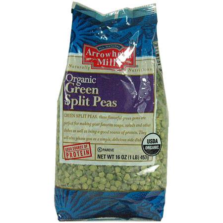 Arrowhead Mills - Arrowhead Mills Organic Green Split Peas 16 oz