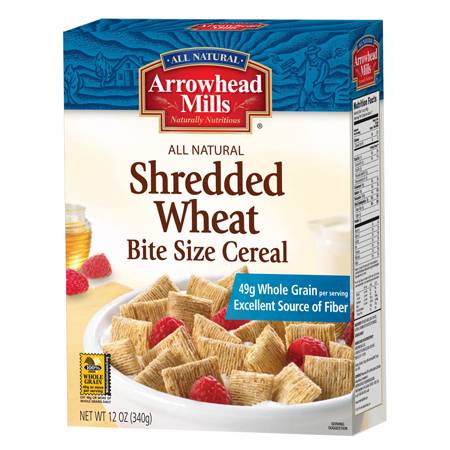 Arrowhead Mills - Arrowhead Mills Shredded Wheat Cereal 12 oz