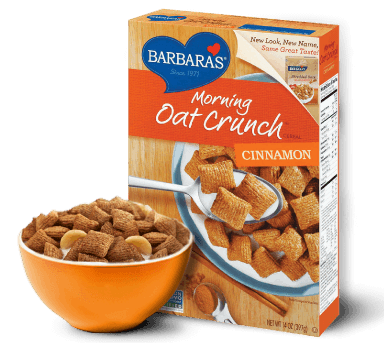 Barbara's Bakery - Barbara's Bakery Morning Oat Crunch Cereal Cinnamon 14 oz (6 Pack)