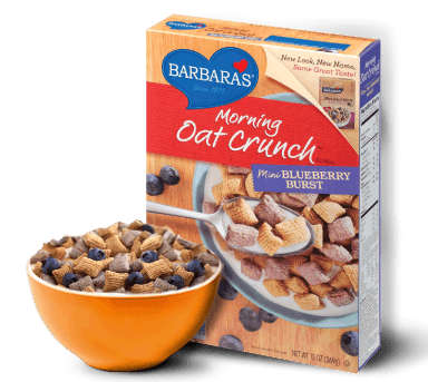 Barbara's Bakery - Barbara's Bakery Morning Oat Crunch Cereal Mini Blueberry Burst 13 oz (6 Pack)