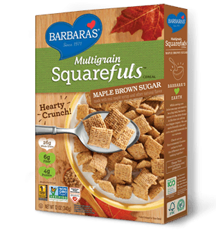 Barbara's Bakery - Barbara's Bakery Multigrain Squarefuls Maple Brown Sugar Cereal 12 oz (12 Pack)