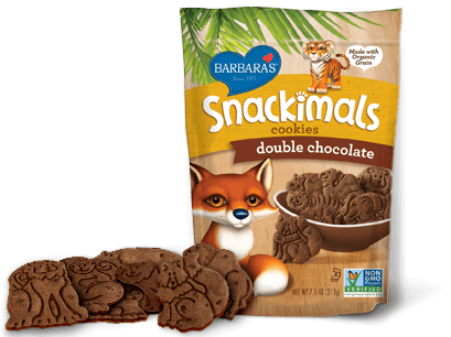 Barbara's Bakery - Barbara's Bakery Snackimals Animal Cookies Double Chocolate 2 oz (18 Pack)