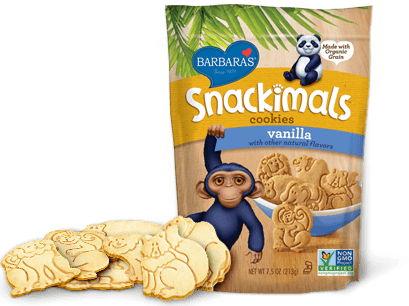Barbara's Bakery - Barbara's Bakery Snackimals Animal Cookies Vanilla 2 oz (18 Pack)