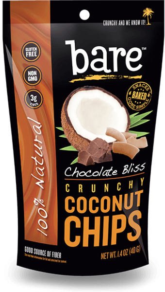 Bare Fruit - Bare Fruit Chocolate Bliss Coconut Chips 40g (6 Pack)