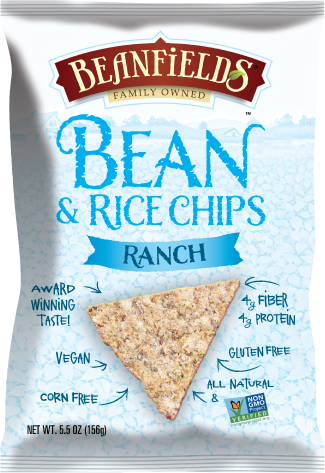 Beanfields - Beanfields Bean & Rice Chips Ranch 1.5 oz (24 Pack)