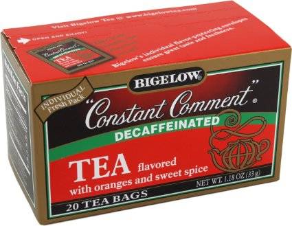 Bigelow Tea - Bigelow Tea Constant Comment Decaffeinated Black Tea - 20 Bags