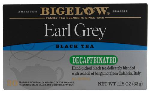 Bigelow Tea - Bigelow Tea Earl Grey Decaffeinated Tea 20 Bags