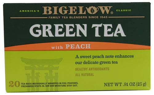 Bigelow Tea - Bigelow Tea Green Tea with Peach 20 Bags