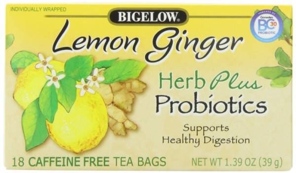 Bigelow Tea - Bigelow Tea Lemon Ginger Herb Plus Tea 18 Bags