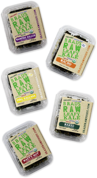 Brad's Raw Foods - Brad's Raw Foods Leafy Kale Nasty Hot 2.5 oz (12 Pack)