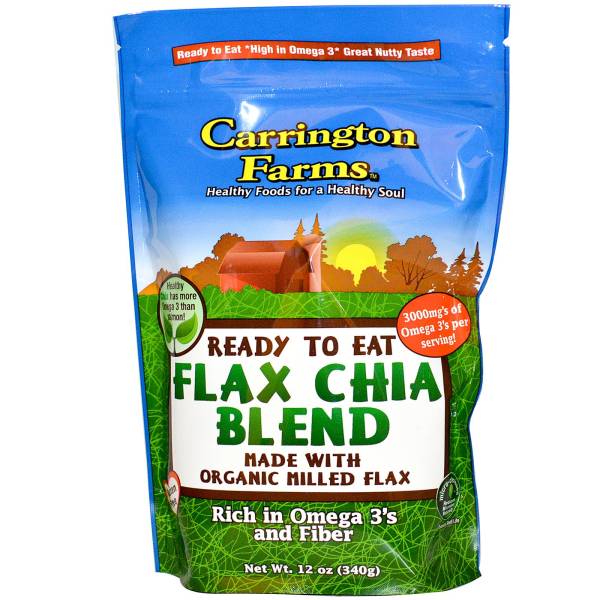 Carrington Farms - Carrington Farms Organic Flax Chia Blend 12 oz (6 Pack)