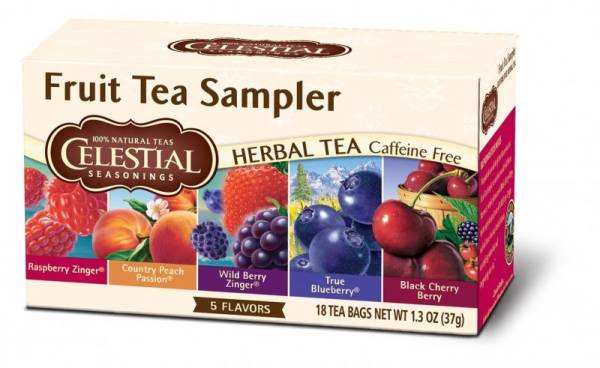 Celestial Seasonings - Celestial Seasonings Fruit Tea Sampler Herbal Tea - 18 Bags