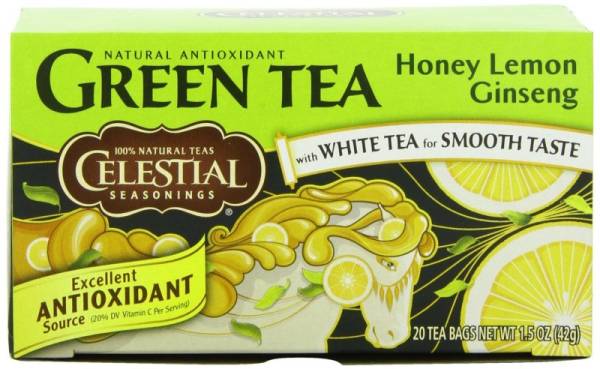 Celestial Seasonings - Celestial Seasonings Honey Lemon Ginseng Green Tea - 20 Bags