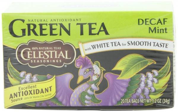 Celestial Seasonings - Celestial Seasonings Mint Decaffeinated Green Tea - 20 Bags
