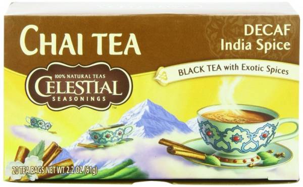 Celestial Seasonings - Celestial Seasonings Original India Decaffeinated Chai Tea - 20 Bags