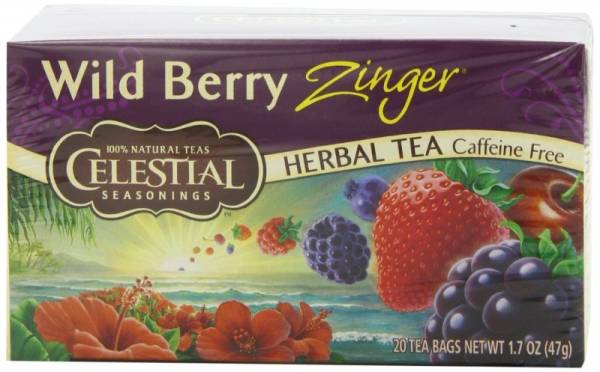 Celestial Seasonings - Celestial Seasonings Wild Berry Zinger Herbal Tea - 20 Bags