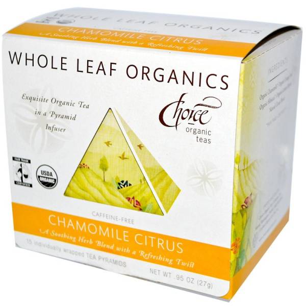 Choice Organic Teas - Choice Organic Teas Chamomile Citrus Whole Leaf Organics (15 bags)