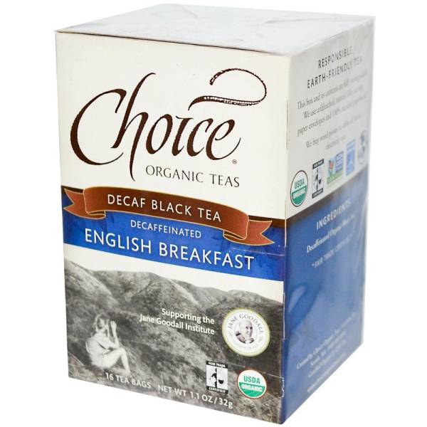 Choice Organic Teas - Choice Organic Teas Decaffeinated English Breakfast (16 bags)