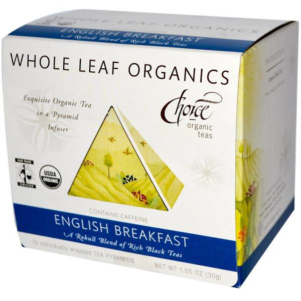Choice Organic Teas - Choice Organic Teas English Breakfast Whole Leaf Organics (15 bags)