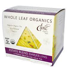 Choice Organic Teas - Choice Organic Teas Estate Blend Darjeeling Whole Leaf Organics (15 bags)