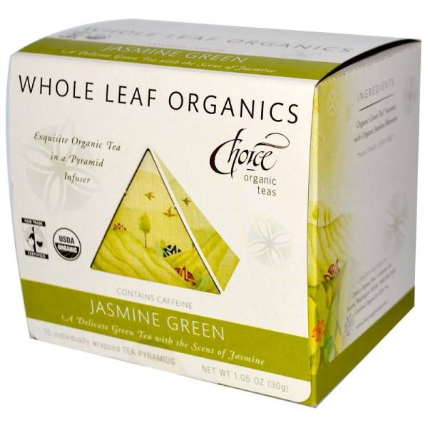Choice Organic Teas - Choice Organic Teas Jasmine Green Whole Leaf Organics (15 bags)