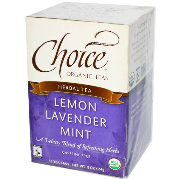 Choice Organic Teas - Choice Organic Teas Lemon Lavender Mint (16 bags)