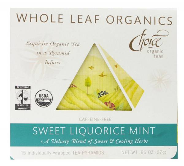 Choice Organic Teas - Choice Organic Teas Sweet Liquorice Mint Whole Leaf Organics (15 bags)