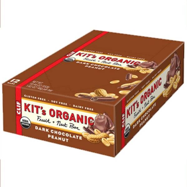 Clif Bar Kit's Organics - Clif Bar Kit's Organics Fruit and Nut Bar 1.76 oz - Dark Chocolate Peanut (12 ct)