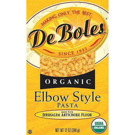DeBoles - DeBoles Organic Artichoke Pasta Elbows 12 oz (12 Pack)