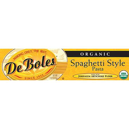 DeBoles - DeBoles Organic Artichoke Spaghetti 8 oz (12 Pack)