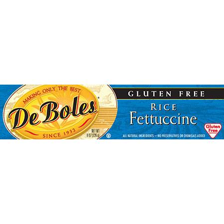 DeBoles - DeBoles Rice Fettuccine 8 oz (12 Pack)