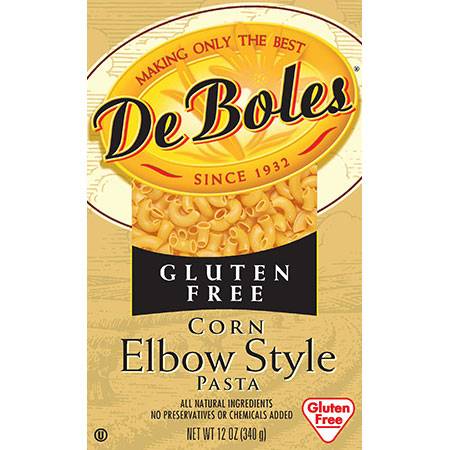 DeBoles - DeBoles Wheat Free Corn Elbow Style Pasta 12 oz (12 Pack)