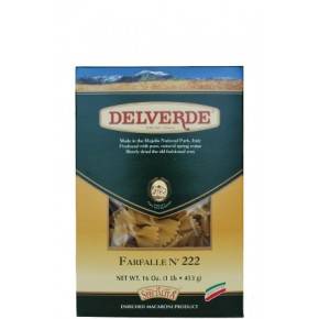 Delverde - Delverde Farfalle Pasta 1lb (12 Pack)
