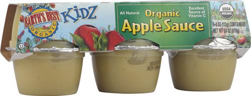 Earth's Best  - Earth's Best Baby Foods Kids Organic Applesauce Cups (12 Pack)