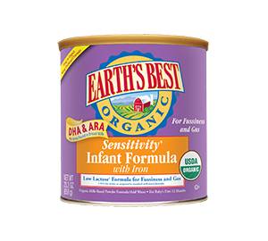 Earth's Best  - Earth's Best Baby Foods Organic Sensitivity Infant Formula with DHA & ARA 23.2 oz (4 Pack)