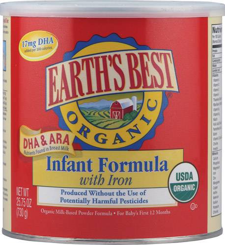 Earth's Best  - Earth's Best Baby Foods Organic Soy Infant Formula with Iron & ARA/DHA 23.2 oz (4 Pack)