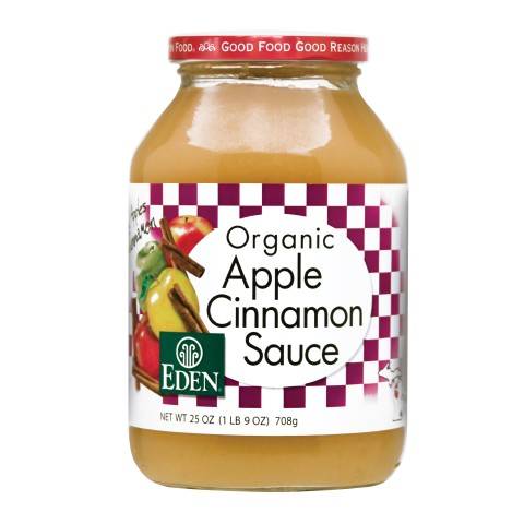 Eden Foods - Eden Foods Apple Cinnamon Sauce 25 oz (6 Pack)